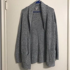 Heather grey cardigan